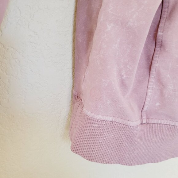 Lululemon Womens Scuba Pullover Hoodie Sweatshirt Size 10 Pink Quicksand - Picture 6 of 7
